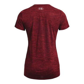 Женская теннисная футболка Under Armour Women's Tech Twist V-Neck - красный