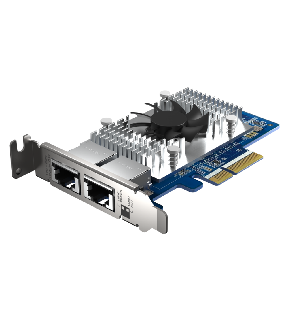 Карта расширения QNAP Expansion Card QXG-10G2T-X710 PCIe Gen3x4 2x10GbE(BASE-T)