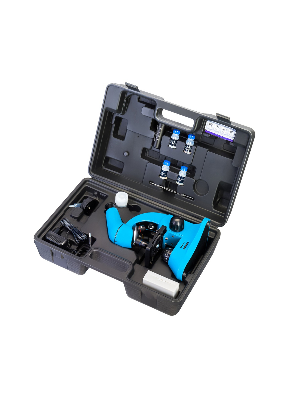 Микроскоп Levenhuk Rainbow 50L Лазурь