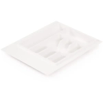 Лоток для столовых приборов Универсал (белый) (комплект 10 шт)