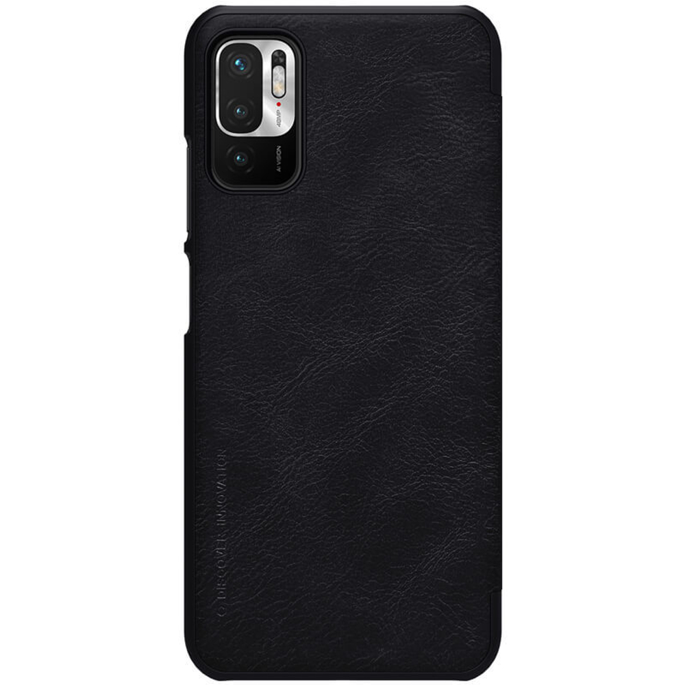 Кожаный чехол-книжка Nillkin Leather Qin для Xiaomi Poco M3 Pro / Redmi Note 10 5G