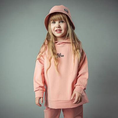 Bb team oversized hoodie - Rose