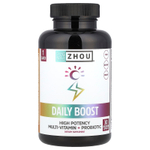 Zhou Nutrition, Daily Boost, 30 вегетарианских капсул