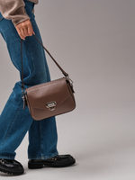 Женская сумка кросс-боди Azaro коричневый какао соло