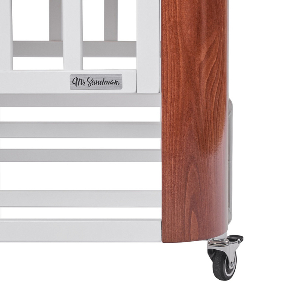 Колыбель Mr Sandman Sandee Белый/Светлый орех