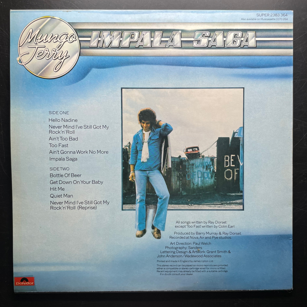 Mungo Jerry ‎– Impala Saga (Англия 1976г.)