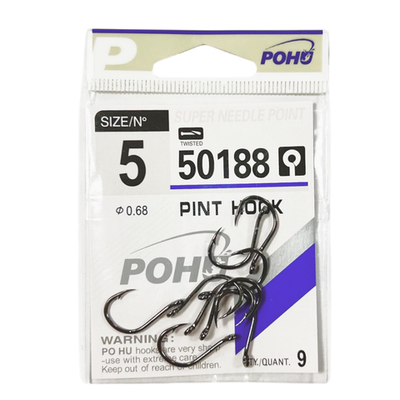 Крючки рыболовные POHU 50188 №5 (УП/10шт)