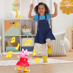 Hasbro Peppa Pig - Грязные лужи Кукла Пеппа Вечеринка с музыкой F8873