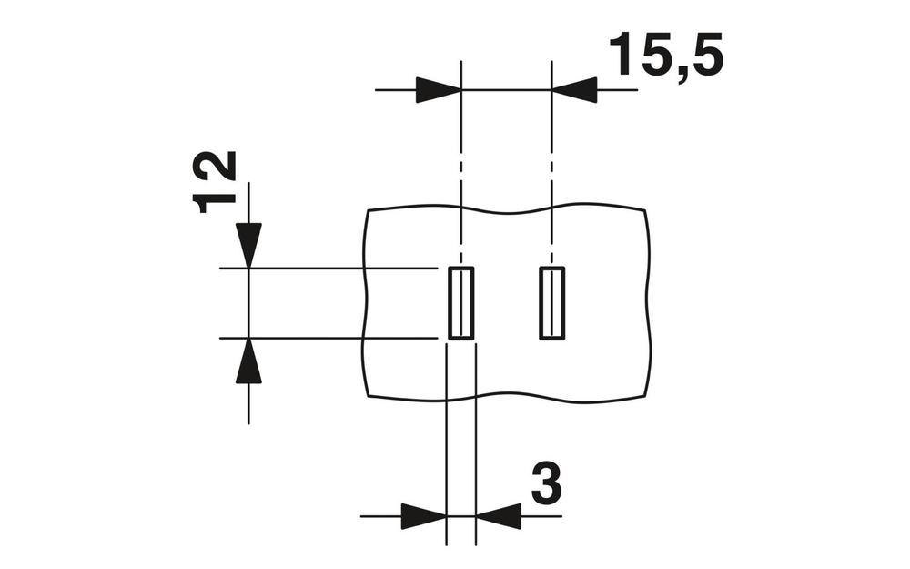 1030551 - SK 14-D VPE 100/1 - Зажим для экрана