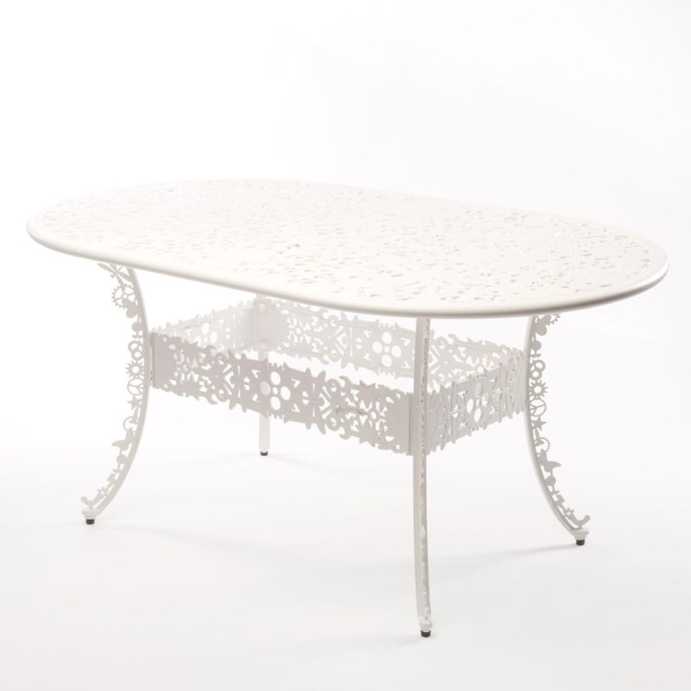 Обеденный стол Aluminium Oval White 18688 BIA