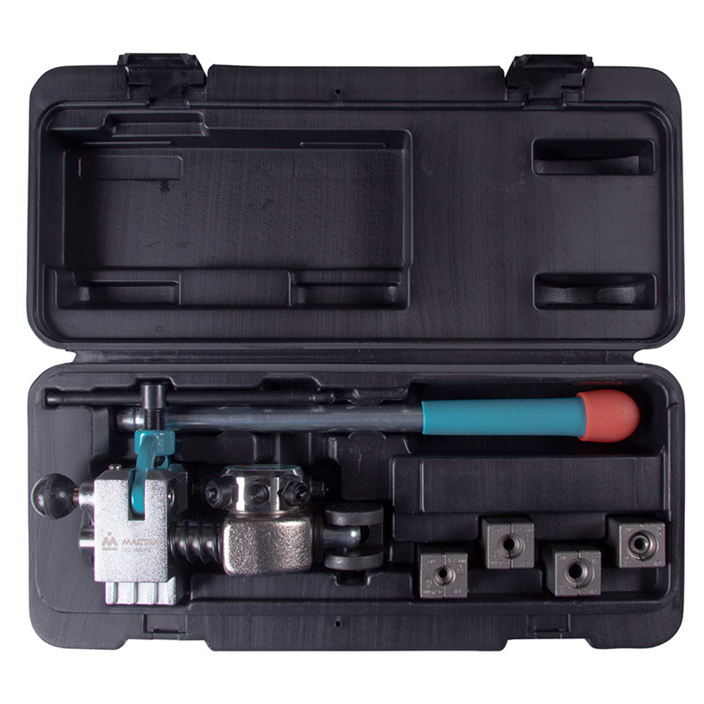 МАСТАК (102-10047C) Приспособление для развальцовки трубок, 4,75-10 мм, кейс, 9 предметов