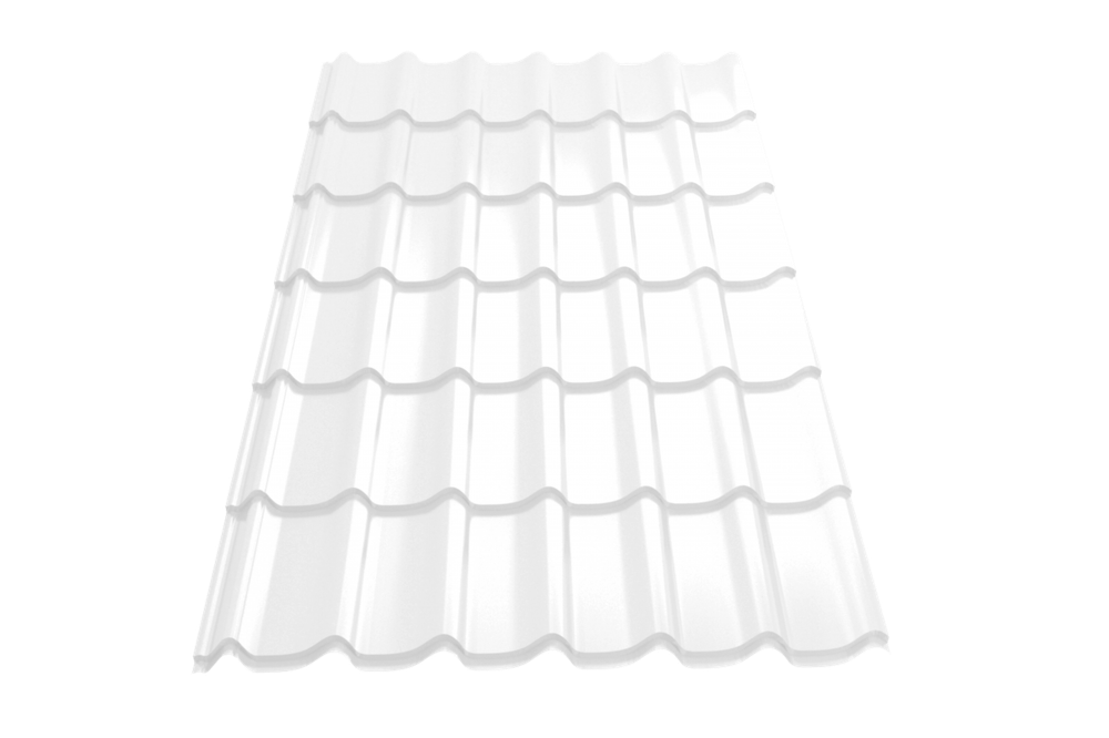 Профиль металлический типа "Монтеррей"-21 RAL 8017 0,5*1190*