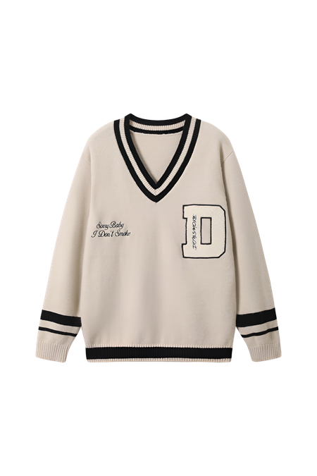 Свитер DONSMOKE "Campus" V-Neck Sweater