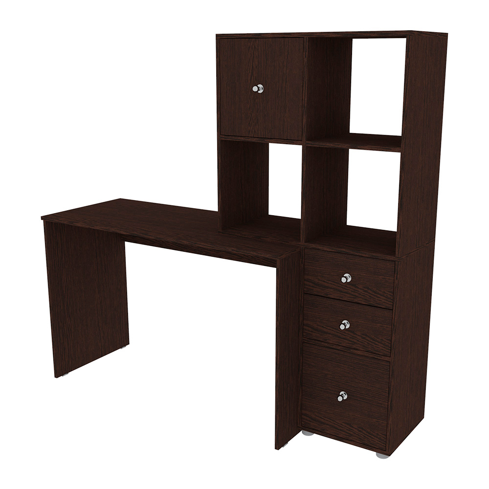 Стол письменный со стеллажом КарИВи 750 Венге