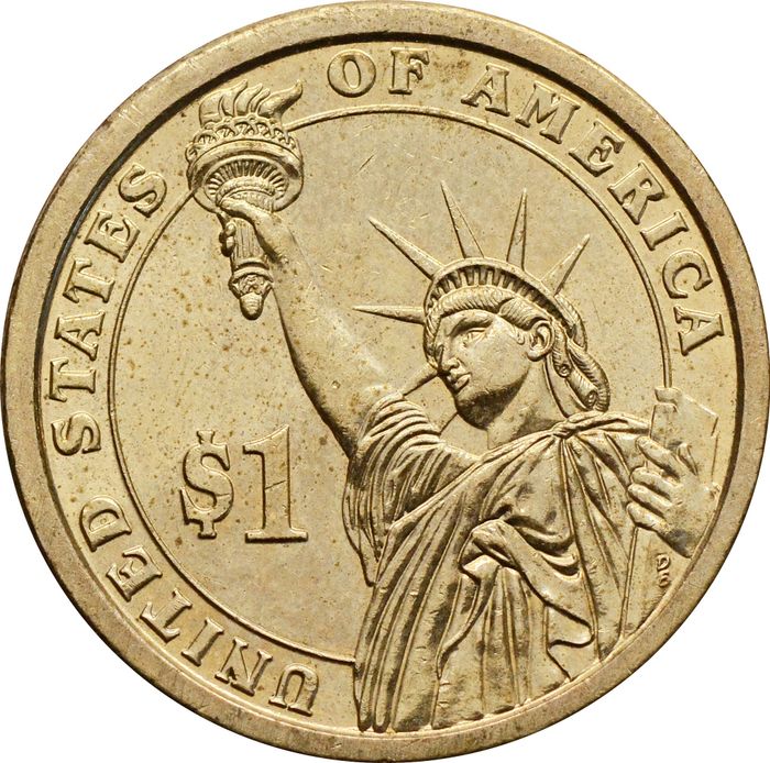1 доллар (dollar) 2007 D США «Президент США - Джордж Вашингтон (1789-1797)» XF