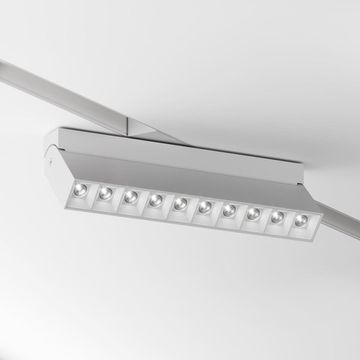 Трековый магнитный светодиодный светильник TR077-2-20W4K-W белый Gravity Points Rot Maytoni