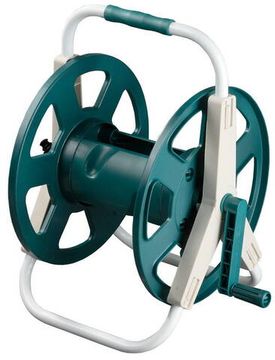 RACO для шлангов 60 м х 1/2″, на подставке, стальные опоры, пластиковый барабан, катушка для шлангов (4260-55/586)