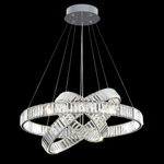 Citilux Чезаре CL338381 LED Люстра хрустальная с пультом Хром