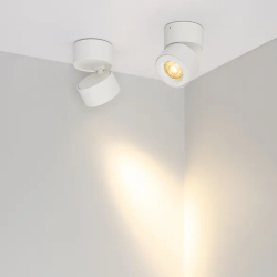 Светильник SP-POINT-SURFACE-R85-12W Warm3200-MIX (WH, 15 deg, 230V) (Arlight, IP20 Металл, 5 лет) 058614
