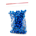 Новогодние бусы 7,5ммх5м., синий