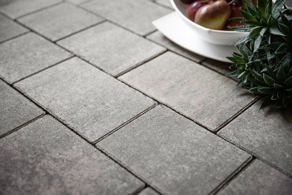 Тротуарная плитка Steingot Новый город, цвет Штайн Сильвер, Colormix, толщина 60 мм