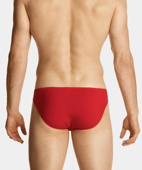 Мужские трусы (3шт) слипы мини Atlantic 3SMP-119, красный + темно-голубой + темно-синий