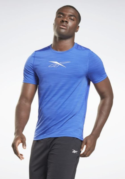 Мужская теннисная футболка Reebok Workout Ready Activchil SS Tee M - bright cobalt