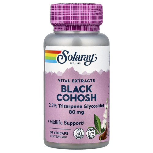 Solaray, жизненно важных экстрактов, воронец кистевидный, 30 растительных капсул