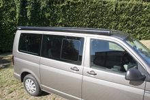 Маркиза Fiamma F40van 2.7м, накрышная механическая, корпус чёрный, полотно серое