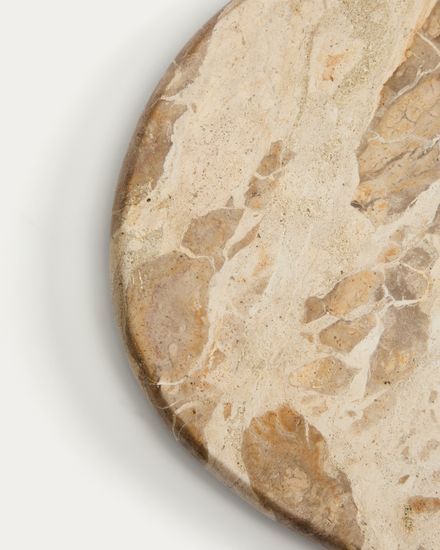 Сервировочная доска Orlina из бежевого мрамора 30 x 20 см