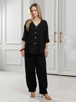 Блузка женская Асель-2 Виотекс ЧЁРНЫЙ