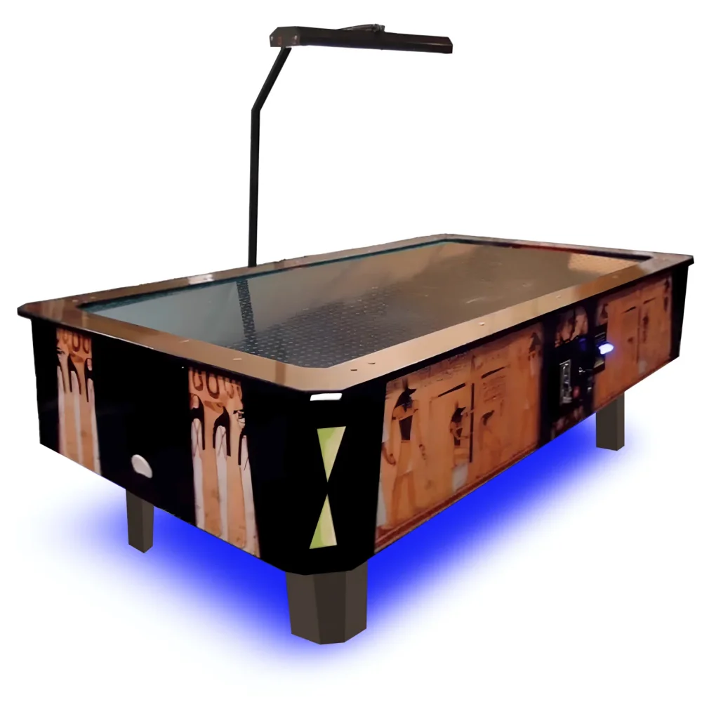 Аэрохоккей Premium комплектация (220*120*75 см.) стальное поле + лампа + доп. подсветка