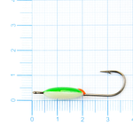 Мормышка Фосфорная Lumicom плавающая 106-2 №4 Long+, ABC 1шт -