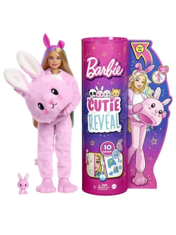 Кукла Барби Кьюти Ривл Cutie Reveal Кролик HHG19