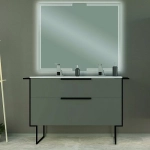 Тумба с раковиной Cezares URBAN 120 55163 120 Grigio opaco