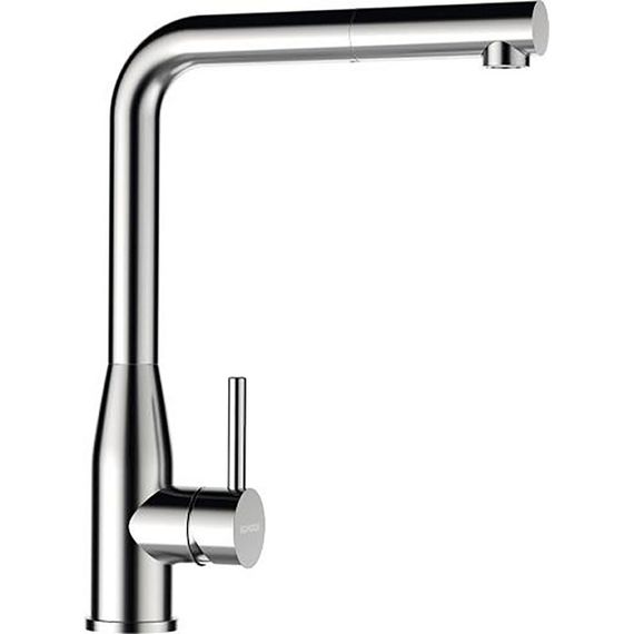 Смеситель SCHOCK Keto-D, выдвижной излив массив нерж.сталь