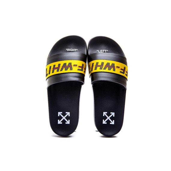 Off-White Industrial Slider 'Black Yellow'