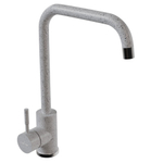 Смеситель для кухни 35к MIXLINE ML-GS12 (310) серый высок. излив