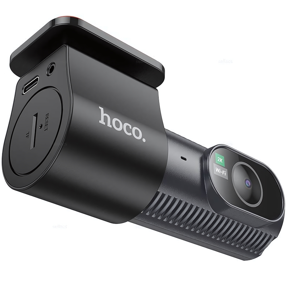 Видеорегистратор HOCO DV7 2K, 1.47&quot;, 1440p, 140°, на скотч Black