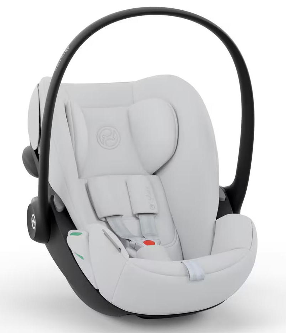 Коляска Cybex Priam IV Matt Black complete и автокресло Cloud G i-Size Fog Grey 3 в 1 Off White