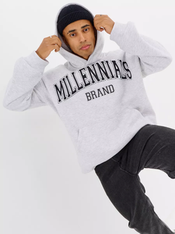 Худи MILLENNIALS GREY