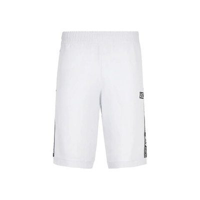 Мужские теннисные шорты EA7 Train Logo Series Tape Bermuda Coft Shorts Men - White