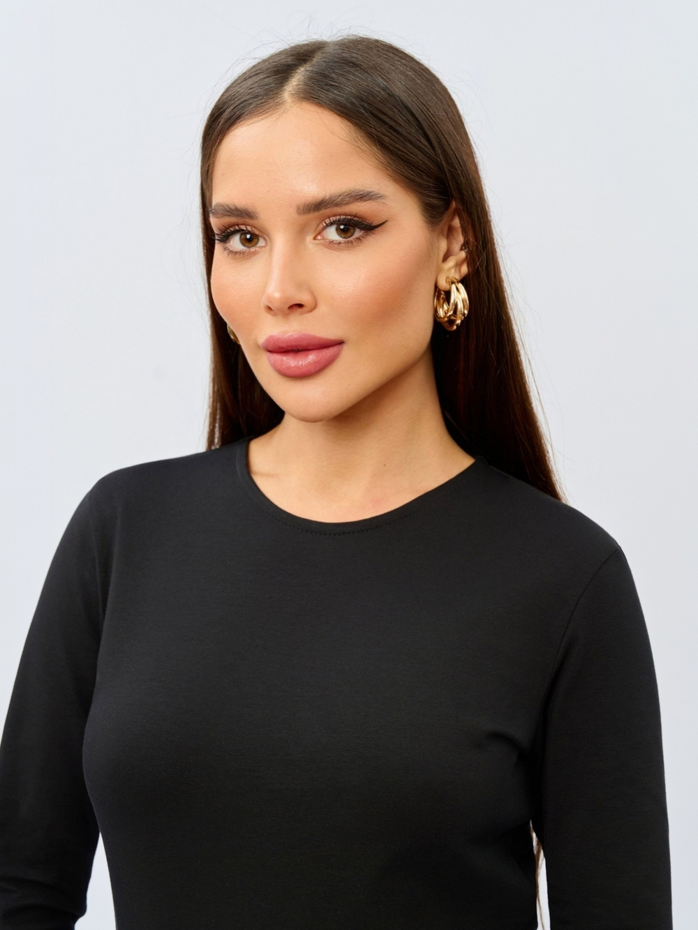 Лонгслив ЛНкл-081/черный