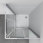 Душевой уголок Alpha VSS-3AL900CL, 900*900, хром, стекло прозрачное