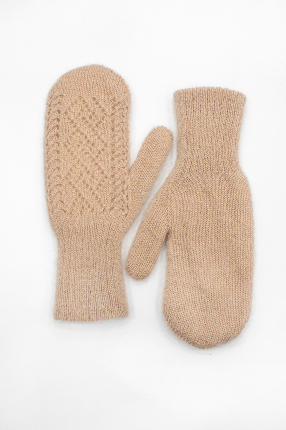 Варежки В036-08 бежевый