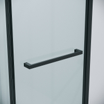 Душевой уголок Grossman Style 100х90 120.K33.05.1090.21.00 профиль Черный матовый стекло прозрачное