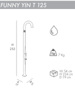 Душ уличный Arkema Funny Yin T 125