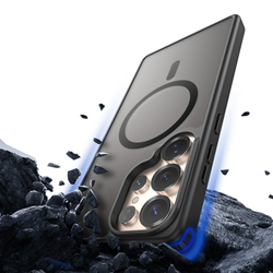 Прозрачный матовый чехол с MagSafe от Dux Ducis для Samsung Galaxy S25 Ultra, серия Yind Series Case