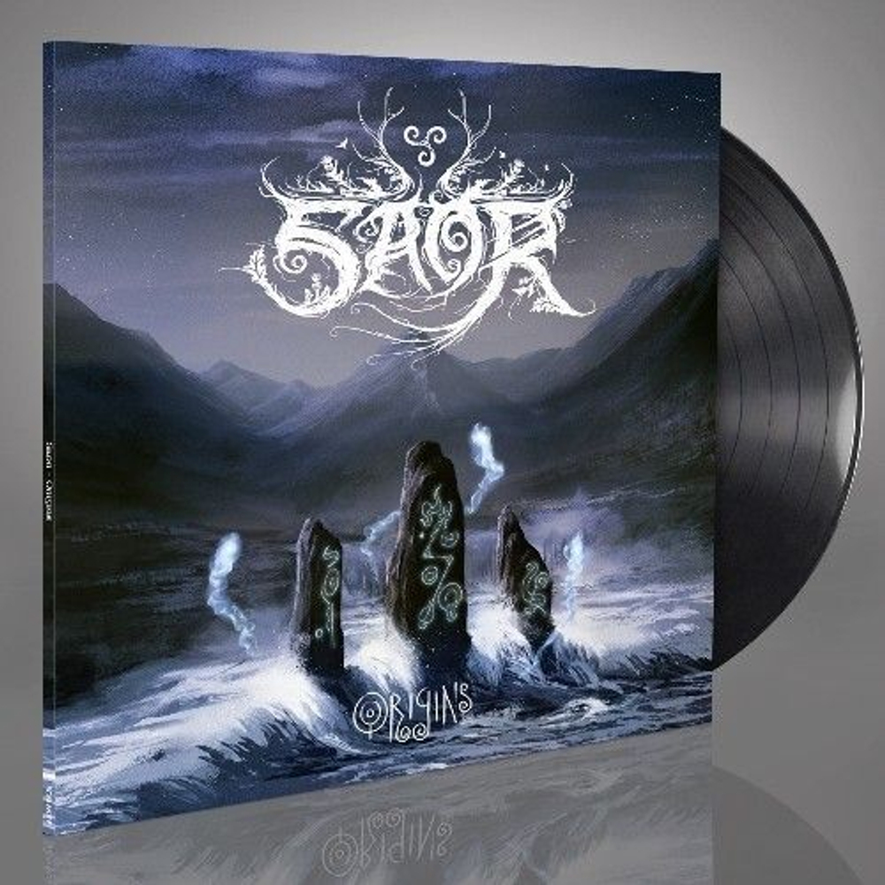 SAOR - Origins 2LP, black metal, чёрный винил