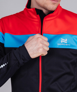 Куртка разминочная NORDSKI DRIVE Black/Red, мужская, NSM805910